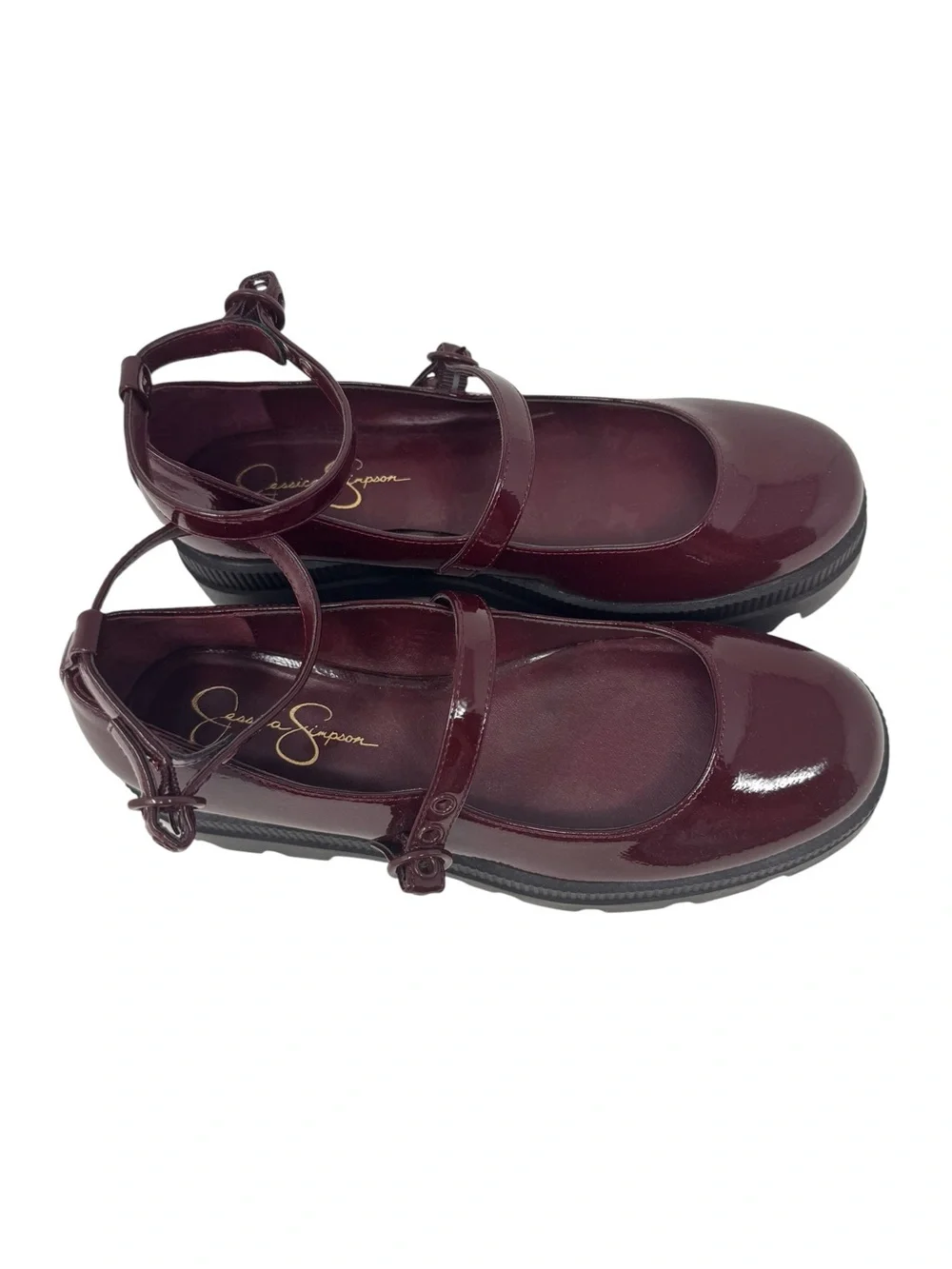 Jessica Simpson Uvelia Platform Mary Jane Patent Leather Shoes NEW 6.5